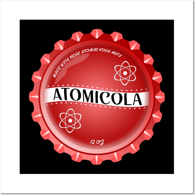 Atomicola Soda Cap (Back Print) Wall Art by TaliDe